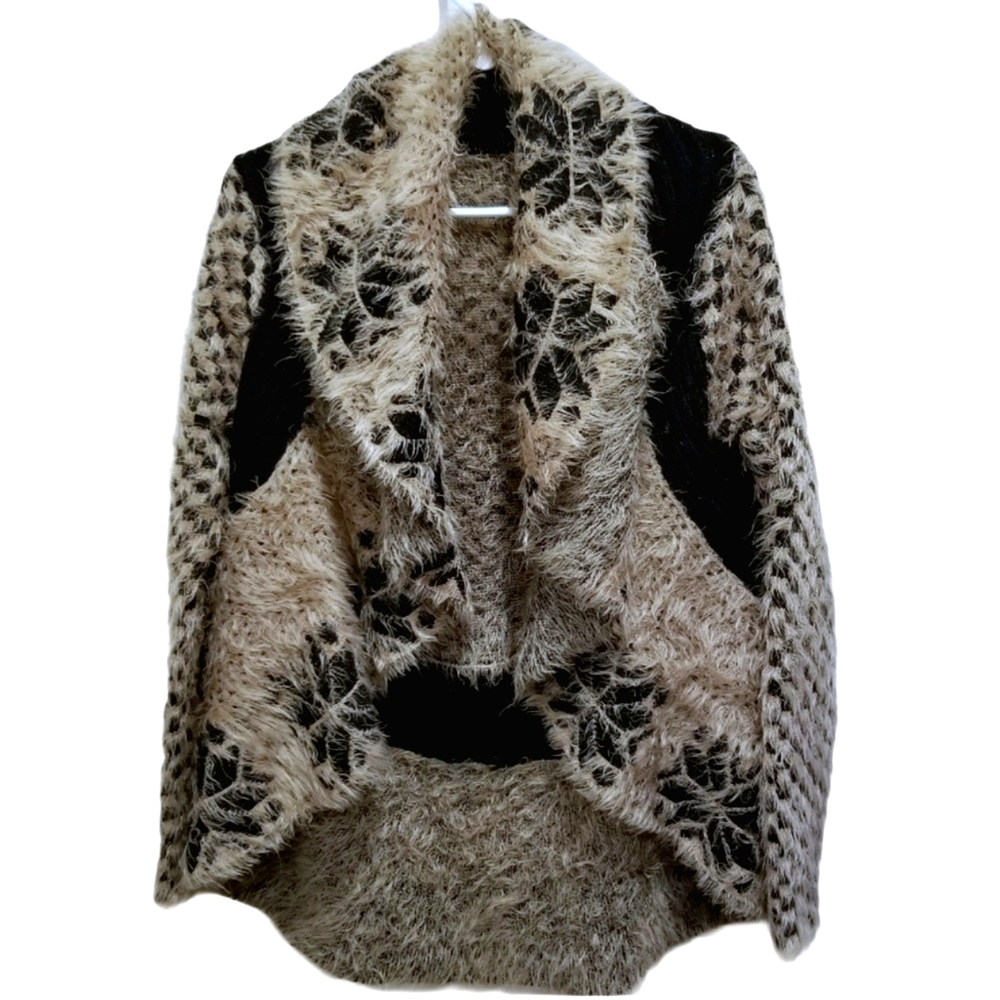 Shaggy Wool Women's Cardigan
